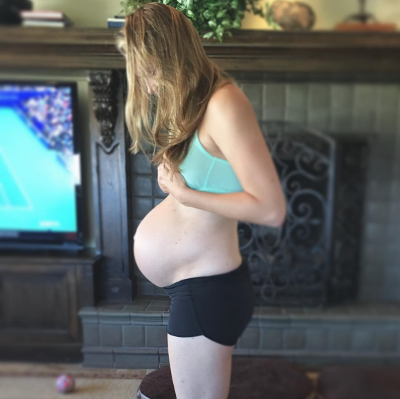 Morgan Miller, enceinte, en 2016.