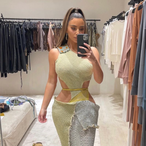 Kim Kardashian en avril 2021.