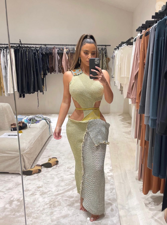 Kim Kardashian en avril 2021.