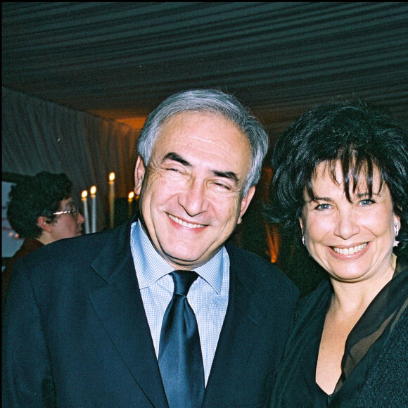 Anne Sinclair et Dominique Strauss-Kahn - Soirée des 10 ans de l'association française des amis du musée d'art de Tel Aviv à Paris 