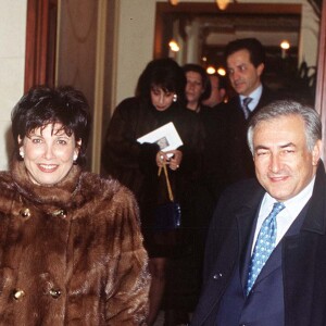 Anne Sinclair et Dominique Strauss-Kahn - Soirée de l'association française des amis du musée d'art de Tel Aviv à Paris