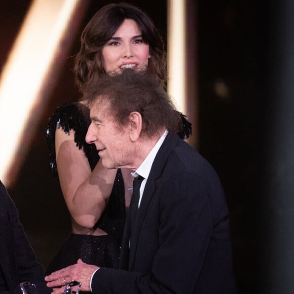 Sophie Davant, Florent Pagny, Églantine Éméyé, Alain Souchon - 35e cérémonie des Victoires de la musique à la Seine musicale de Boulogne-Billancourt, le 14 février 2020. © Cyril Moreau/Bestimage