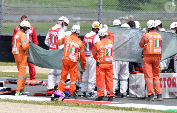 Jason Dupasquier est mort après un violent accident lors des qualifications du Grand Prix d'Italie en catégorie Moto3 ANSA/CLAUDIO GIOVANNINI
