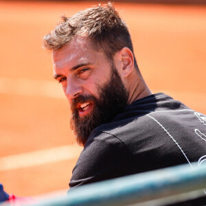 Benoît Paire en double lors des internationaux de tennis Emilia Romagna à Parme, Italie.