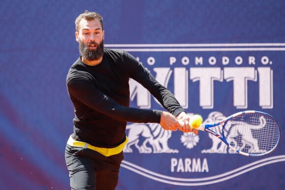 Benoît Paire en double lors des internationaux de tennis Open ATP 250 Emilia Romagna 2021 à Parme, Italie, le 27 mai 2021.