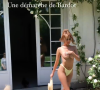 "Une démarche de Bardot", écrit Sasha Cantrelle lors de son shooting avec Zahia Dehar à la Villa Ananda Duo, à Saint-Cloud. Le 30 mai 2021.