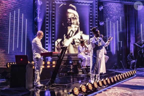 Exclusif - Youssoupha à l'enregistrement de l'émission On Est En Direct, présentée par Laurent Ruquier et diffusée en direct le 17 avril 2021 sur France 2.