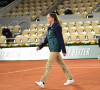 Marijana Veljovic arbitre le match opposant Fiona Ferro à Sofia Kenin lors des internationaux de France de Roland-Garros. Paris, le 5 octobre 2020. © JB Autissier / Panoramic / Bestimage