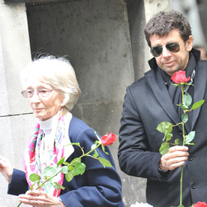 Patrick Bruel - Obsèques de Guy Carcassonne au cimetière de Montmartre à Paris. Le 3 juin 2013