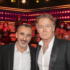 Exclusif - Elie Semoun et Franck Dubosc - Enregistrement de l'émission "La grosse charriade", le 10 décembre 2020. © Jack Tribeca / Bestimage