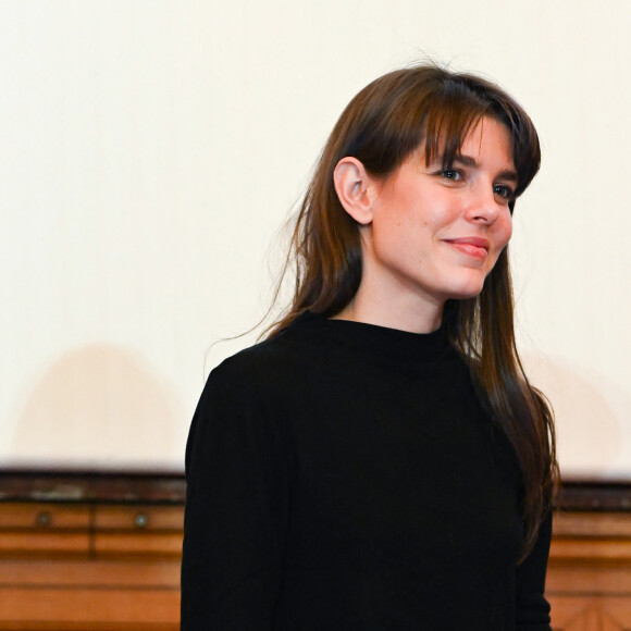 Charlotte Casiraghi préside la remise des prix du concours d'écriture Jeunesse et Francophonie Saint Exupéry à Paris le 22 novembre 2019. © Coadic Guirec / Bestimage