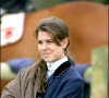 Charlotte Casiraghi au Jumping de Fontainebleau en 2004.