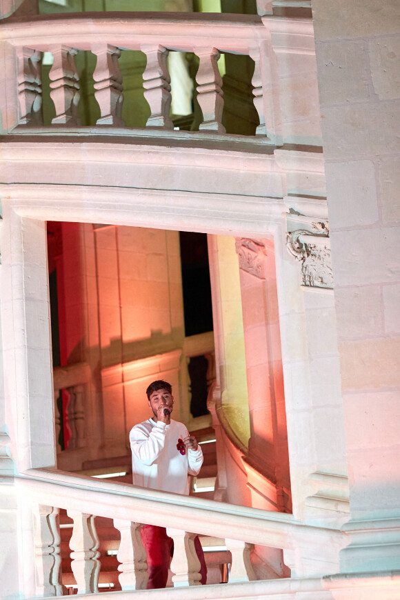 Exclusif - Jérémy Frérot (nommé pour la chanson "Un homme") - Enregistrement de l'émission "La chanson de l'année" au château de Chambord, qui sera diffusée le 5 juin 2021 sur TF1 © Gaffiot-Moreau / Bestimage