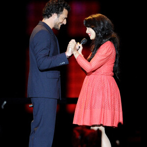 Exclusif - Amir Haddad et Indila (Adila Sedraïa) (nommés pour la chanson "Carrousel") - Enregistrement de l'émission "La chanson de l'année" au château de Chambord, qui sera diffusée le 5 juin 2021 sur TF1. © Gaffiot-Moreau / Bestimage