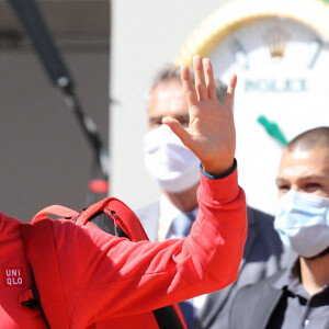 Roger Federer lors des internationaux de tennis de Roland Garros à Paris le 31 mai 2021. Roger Federer a battu Denis Istomin © Dominique Jacovides / Bestimage 