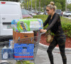 Exclusif - Anna Kournikova est allée faire le plein de courses à Miami, le 30 juillet 2018.