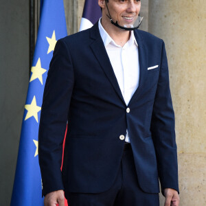 Taig Khris - Le président de la république reçoit les acteurs de la French Tech et de l'économie numérique au palais de l'Elysée, le 14 septembre 2020. © Federico Pestellini / Panoramic / Bestimage
