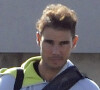 Exclusif - Rafael Nadal s'entraine à Palma de Majorque le 17 novembre 2016. La chevelure de Rafael est devenue abondante. Le champion se serait fait faire des implants capillaires pour lutter contre sa calvitie précoce. 