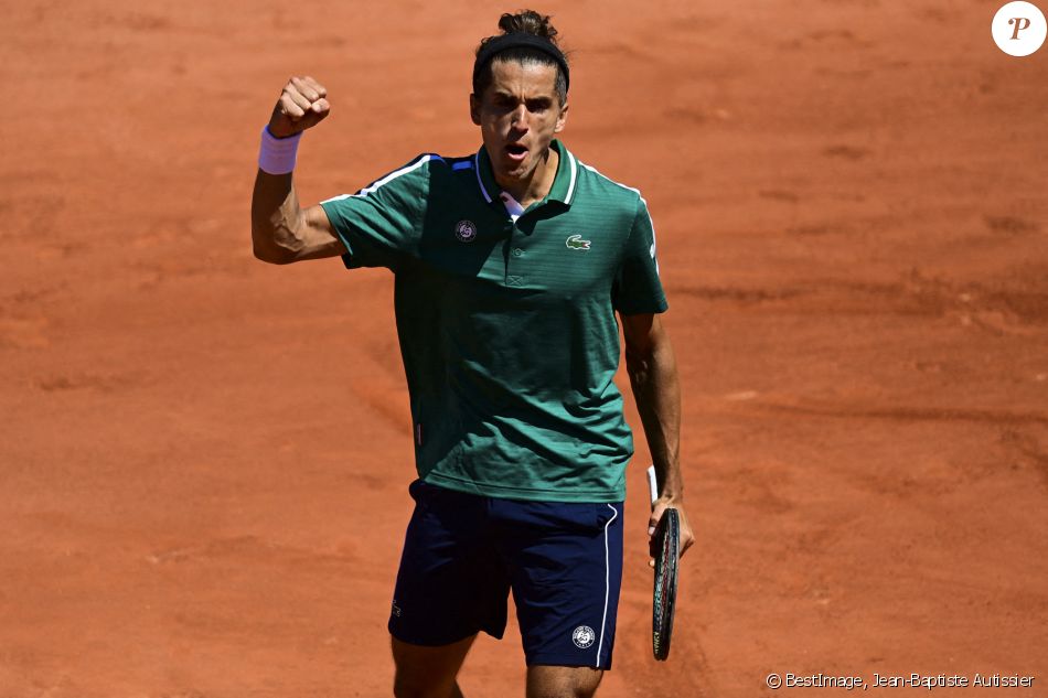 Pierre-Hugues Herbert à Roland Garros, à Paris, France ...