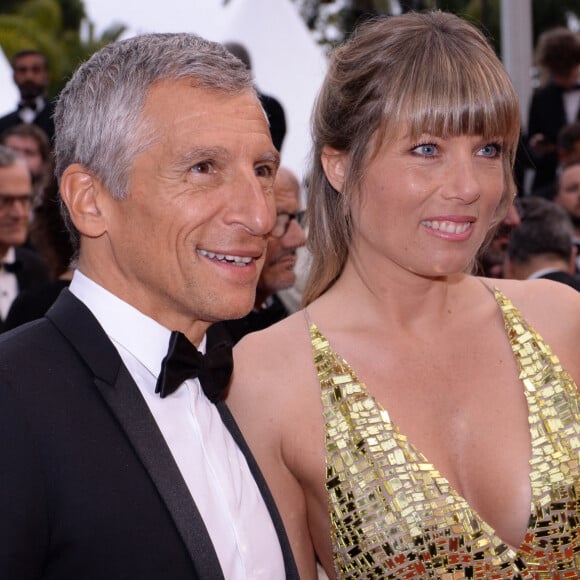 Nagui (Nagui Fam) et sa femme Mélanie Page à la première de "Les Plus Belles Années d'une Vie" lors du 72ème Festival International du Film de Cannes, le 18 mai 2019. © Rachid Bellak/Bestimage