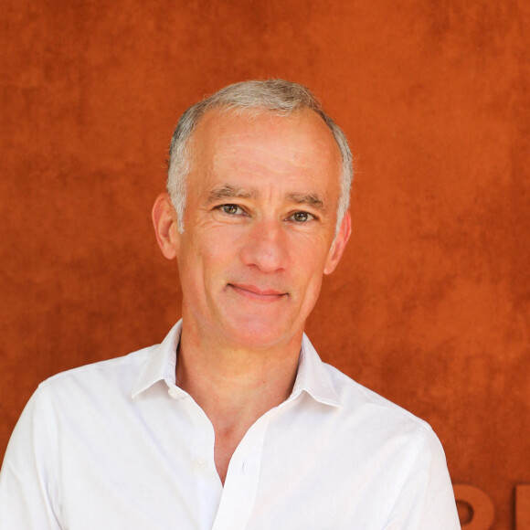 Gilles Bouleau au village des Internationaux de France de tennis de Roland Garros à Paris, France, le 11 juin 2021. © Dominique Jacovides/Bestimage 