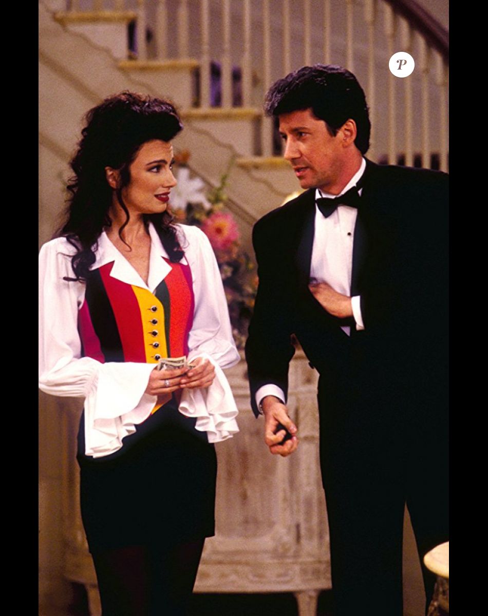 Charles Shaughnessy, Fran Drescher dans la série "Une nounou d'enfer". Saison 1, épisode 3.