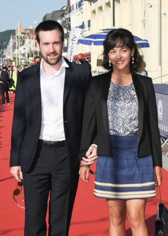 Grégoire Leprince-Ringuet et Pauline Caupenne assistent à la cérémonie de clôture du 35ème festival de Cabourg, le 12 juin 2021. © Coadic Guirec/Bestimage