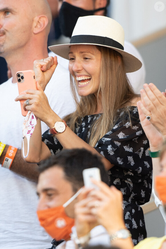 Jelena Djokovic lors de la finale de Roland-Garros le 13 juin 2021. Photo by Laurent Zabulon/ABACAPRESS.COM