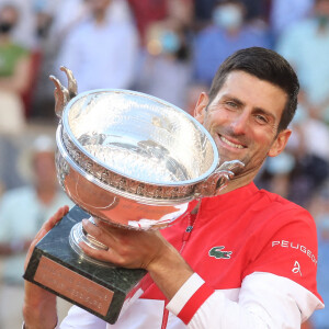 Novak Djokovic - Novak Djokovic s'est imposé face à Stefanos Tsitsipas en finale des internationaux de tennis de Roland Garros à Paris. © Dominique Jacovides/Bestimage 