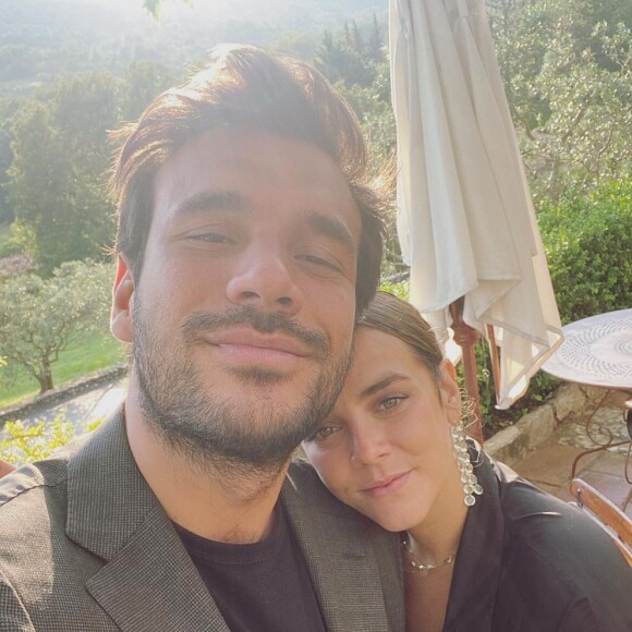 Pauline Ducruet et son petit ami Maxime sur Instagram, le 13 juin 2021.