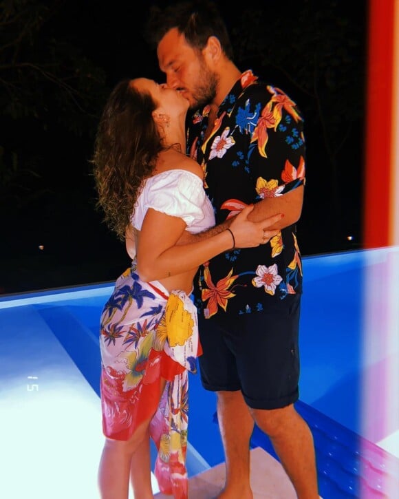 Pauline Ducruet et son petit ami Maxime Giaccardi sur Instagram, février 2021.