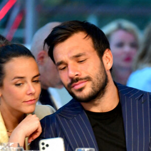 Pauline Ducruet et son compagnon Maxime Giaccardi - Soirée Amber Lounge 2021 Fashion Show au Grimaldi Forum pendant le 78ème Grand Prix de Monaco, le 21 mai 2021. © Bruno Bebert/Bestimage