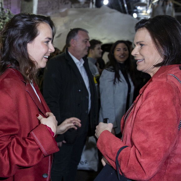 La princesse Stéphanie de Monaco et sa fille la styliste Pauline Ducruet lors du défilé de mode prêt-à-porter "Alter" automne-hiver lors de la semaine de la mode à Paris, France. © Olivier Borde/Bestimage