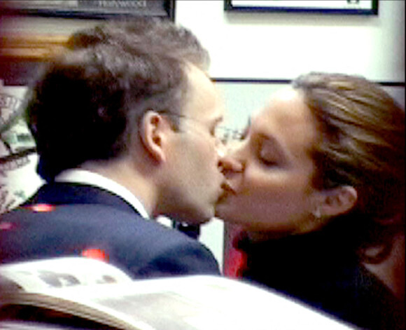Angelina Jolie et son ex-mari Jonny Miller à Los Angeles en janvier 2004.