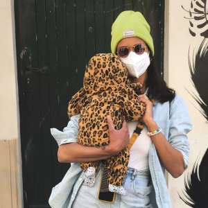 Shy'm et son fils en mai 2021.