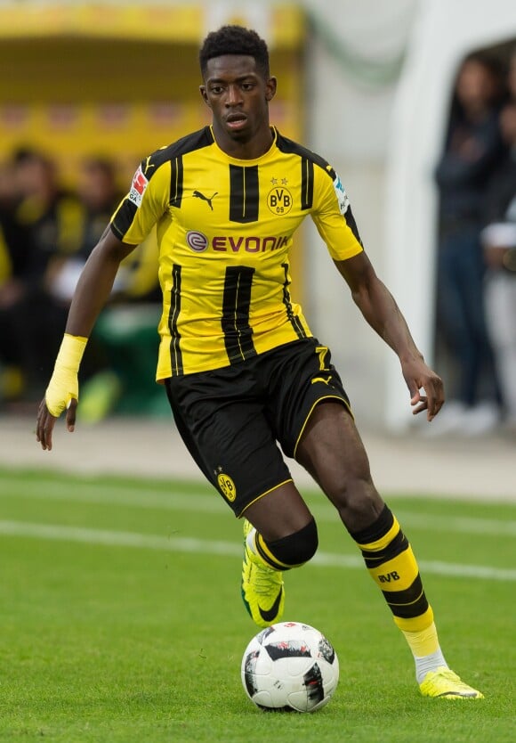 Ousmane Dembélé lors du match amical Borussia Dortmund-Athletic Bilbao à St. Gallen, en Suisse, le 9 août 2016.