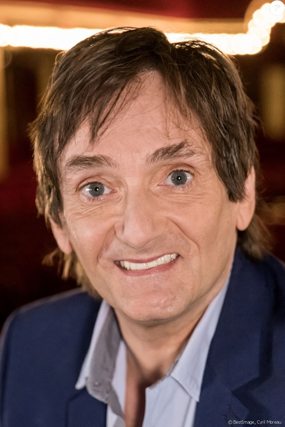 Exclusif - Rendez-vous avec Pierre Palmade au Casino de Paris, pour le documentaire "L'homme qui aime l'humour", qui sera diffusé le 17 juin sur la chaine Comédie puis sur C8. © Cyril Moreau / Bestimage