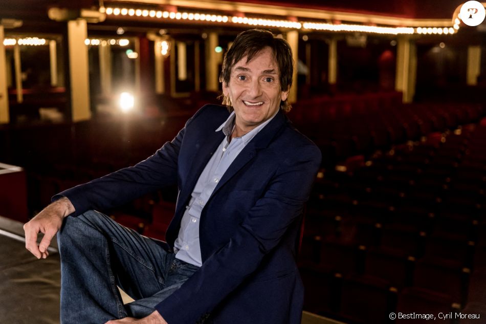 Exclusif - Rendez-vous avec Pierre Palmade au Casino de Paris, pour le documentaire "L'homme qui aime l'humour", sur Comédie + puis sur C8. © Cyril Moreau / Bestimage