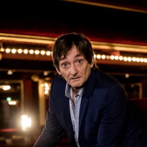 Exclusif - Rendez-vous avec Pierre Palmade au Casino de Paris, pour le documentaire "L'homme qui aime l'humour", qui sera diffusé le 17 juin sur la chaine Comédie puis sur C8. Le 9 mars 2021 © Cyril Moreau / Bestimage