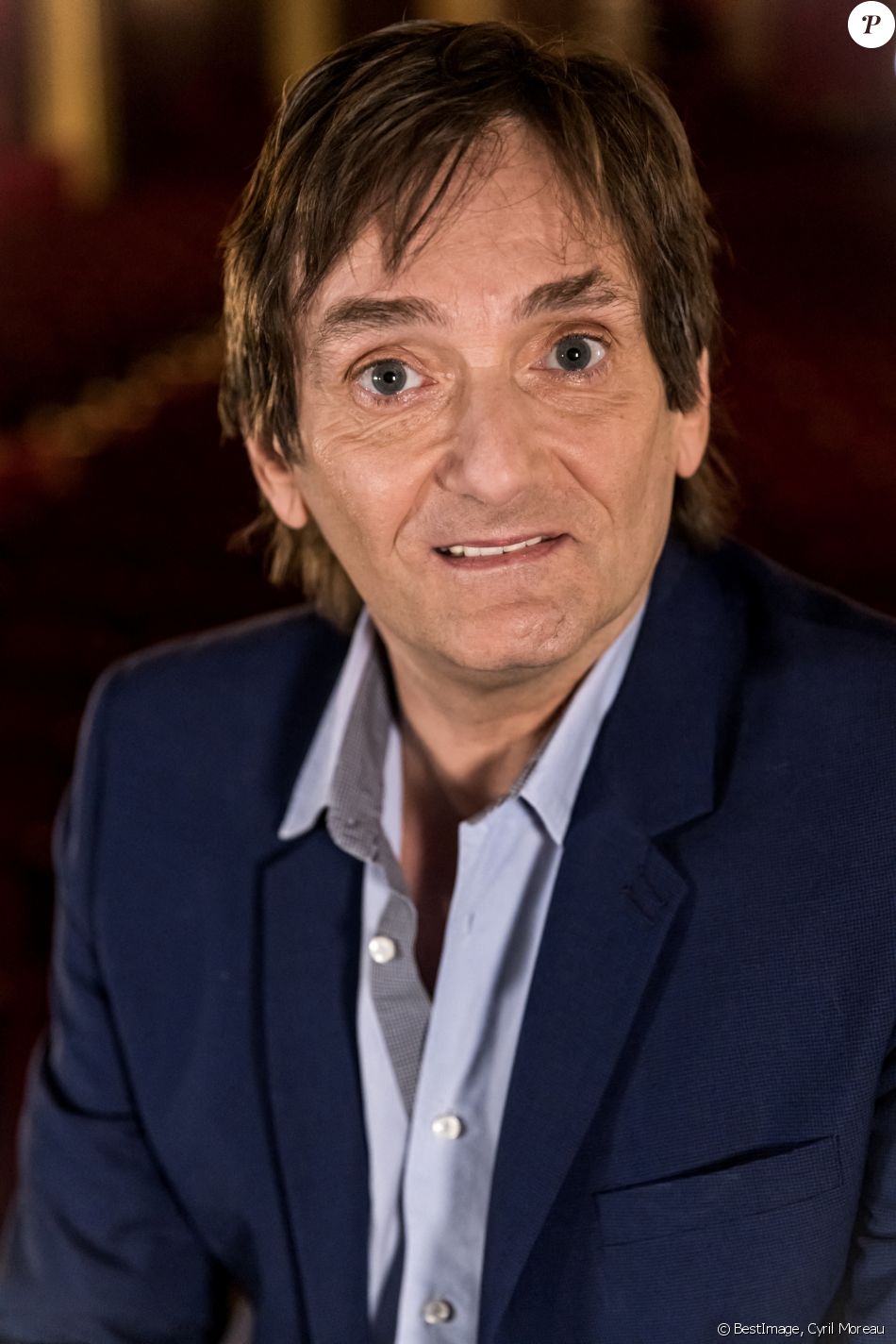 Exclusif - Rendez-vous avec Pierre Palmade au Casino de Paris, pour le documentaire "L'homme qui aime l'humour", qui sera diffusé le 17 juin sur la chaine Comédie puis sur C8. Le 9 mars 2021 © Cyril Moreau / Bestimage