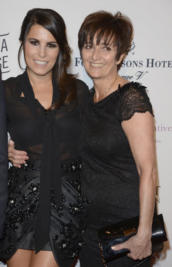 Karine Ferri, Laurence Lemarchal - 4eme edition du "Global Gift Gala", copresidee par Eva Longoria et presentee par Nikos Aliagas, au George V a Paris le 13 mai 2013.