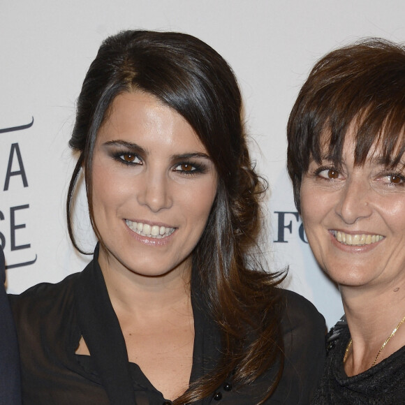 Karine Ferri, Laurence Lemarchal - 4eme edition du "Global Gift Gala", copresidee par Eva Longoria et presentee par Nikos Aliagas, au George V a Paris le 13 mai 2013.