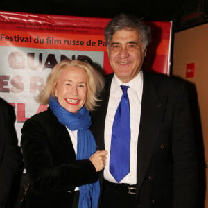 Exclusif - Brigitte Fossey et son mari Yves Samama - Cérémonie d'ouverture du festival du film Russe au cinéma Balzac à Paris. © Denis Guignebourg / Bestimage