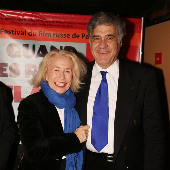 Exclusif - Brigitte Fossey et son mari Yves Samama - Cérémonie d'ouverture du festival du film Russe au cinéma Balzac à Paris. © Denis Guignebourg / Bestimage