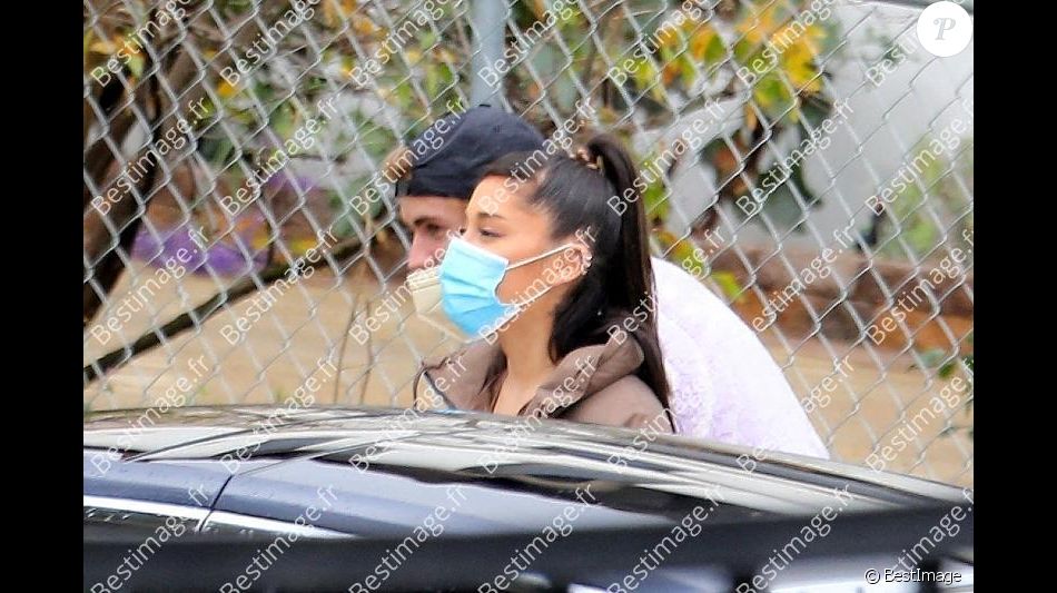 Exclusif - Justin Bieber, Ariana Grande à Brentwood, le 28 décembre 2020.