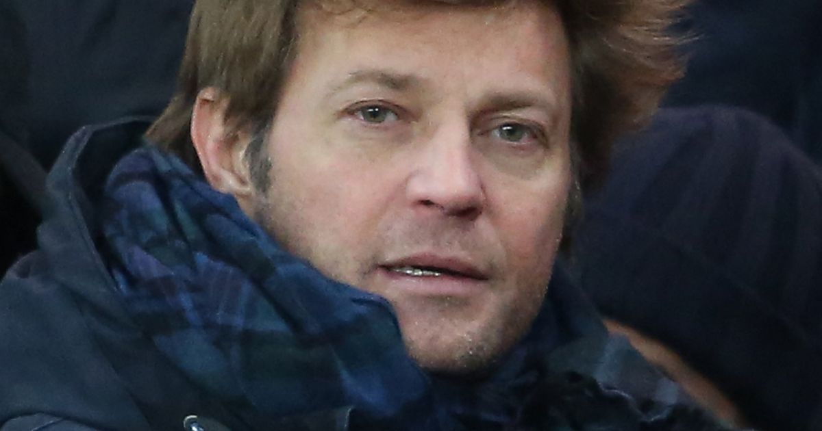 Laurent Delahousse People au match des huitièmes de finale aller de