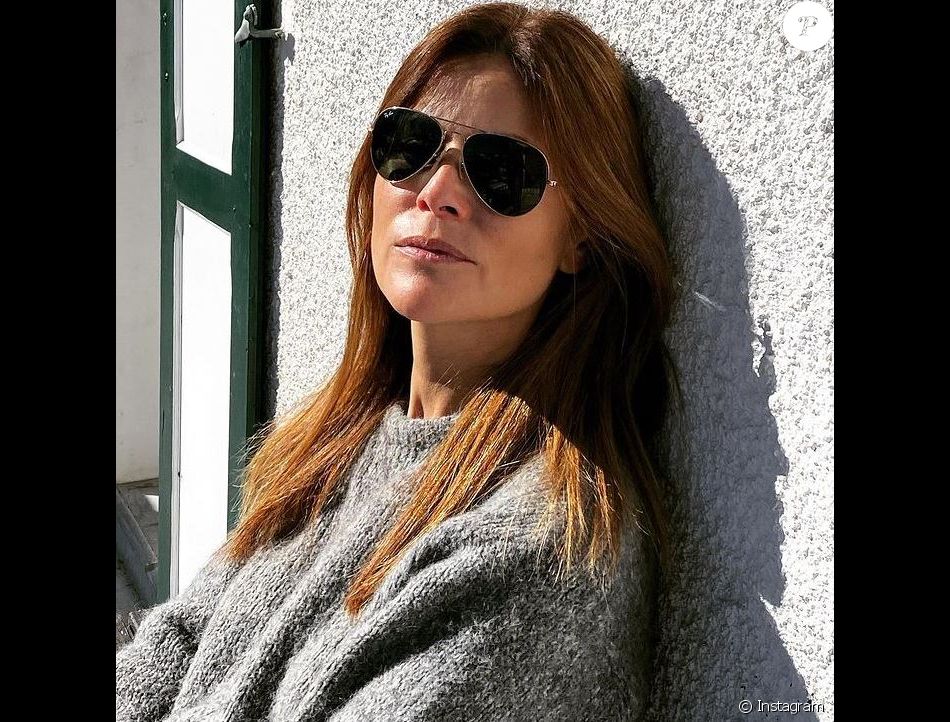 Cécile Siméone avec des lunettes de soleil sur Instagram, le 17 février 2021