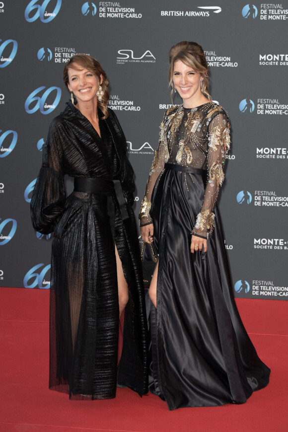 Elodie Varlet et Lea Francois- 60e festival de la Télévision de Monte-Carlo, à Monaco. @ David Niviere/ABACAPRESS.COM