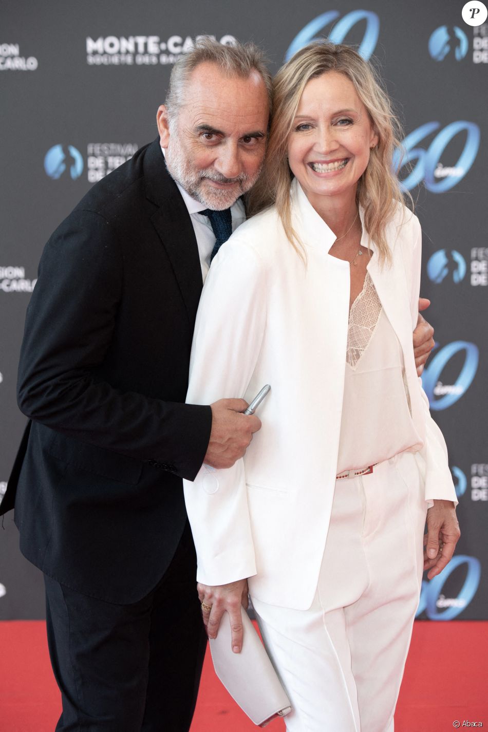 Antoine Dulery et Catherine Marchal - 60e festival de la Télévision de Monte-Carlo, le vendredi 18 juin 2021 à Monaco. @ David Niviere/ABACAPRESS.COM