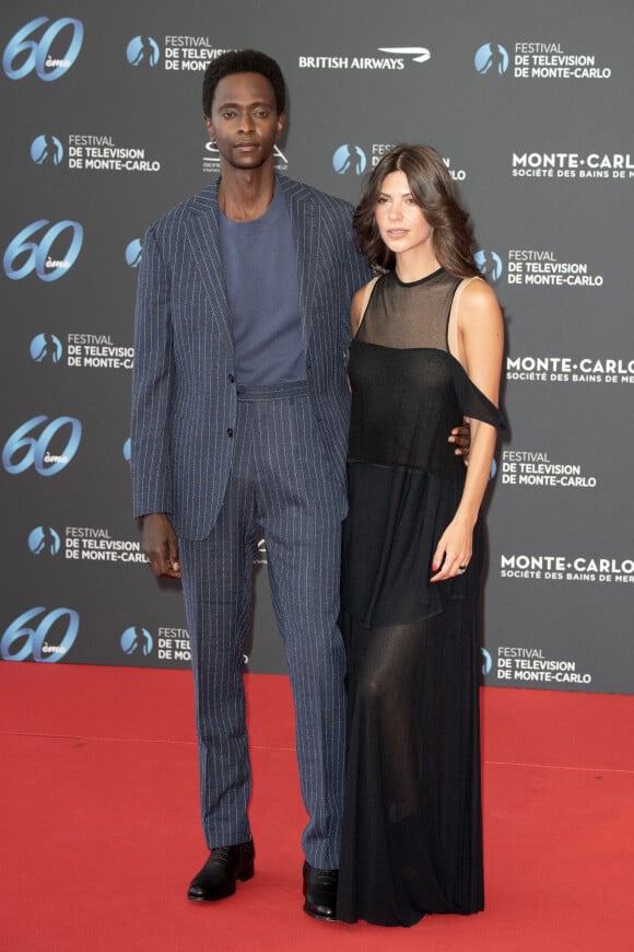 Edi Gathegi et Adriana Marinescu - 60e festival de la Télévision de Monte-Carlo, le vendredi 18 juin 2021 à Monaco. @ David Niviere/ABACAPRESS.COM
